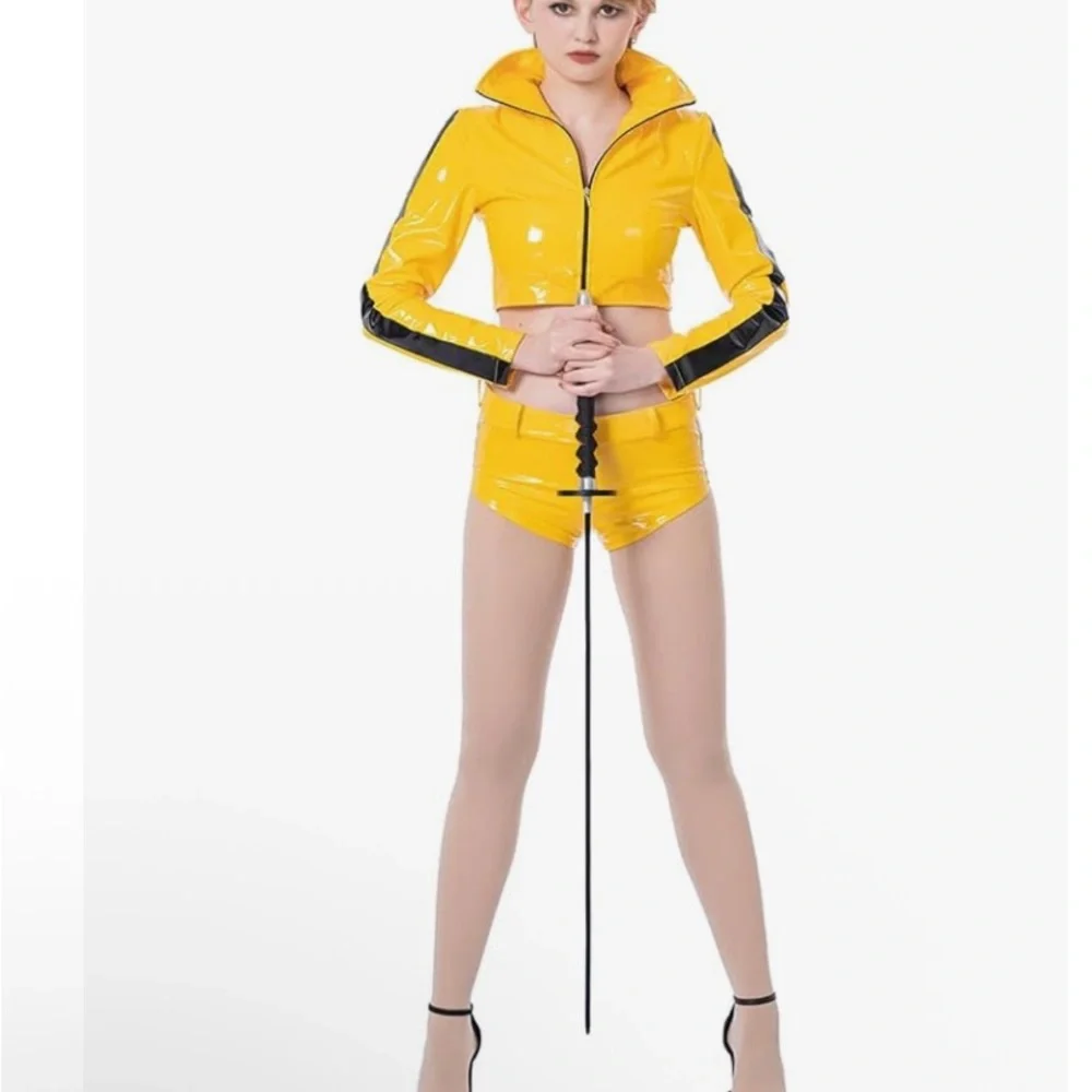 Kill Bill Costume jacket and micro shorts set - Picture 2 of 5
